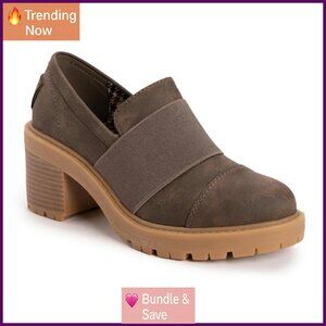 Platform Loafers with Memory Foam, Slip-On Design, US Sizes 6-11